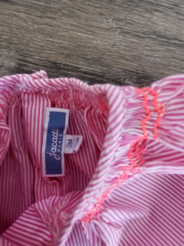 Jacadi- ensemble guimpe et culotte 3 mois - photo numéro 2