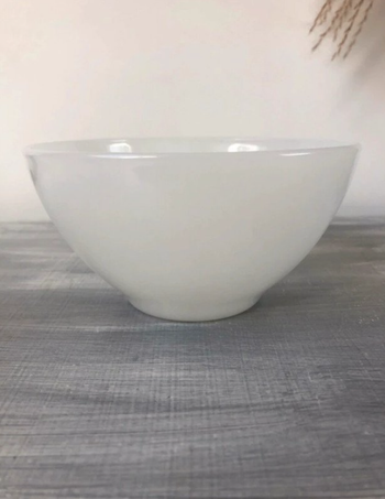 Bol blanc vintage Lesieur