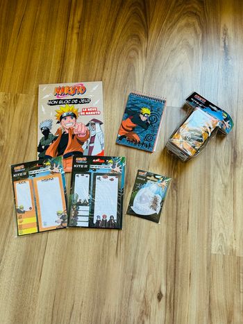 Lot de Papeteries Neuves Naruto