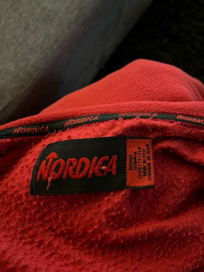 Polaire vintage Nordica / L / Rouge / Très bon état - photo numéro 5
