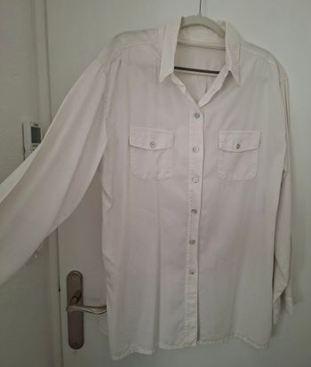 Chemise  blanche  toile coton