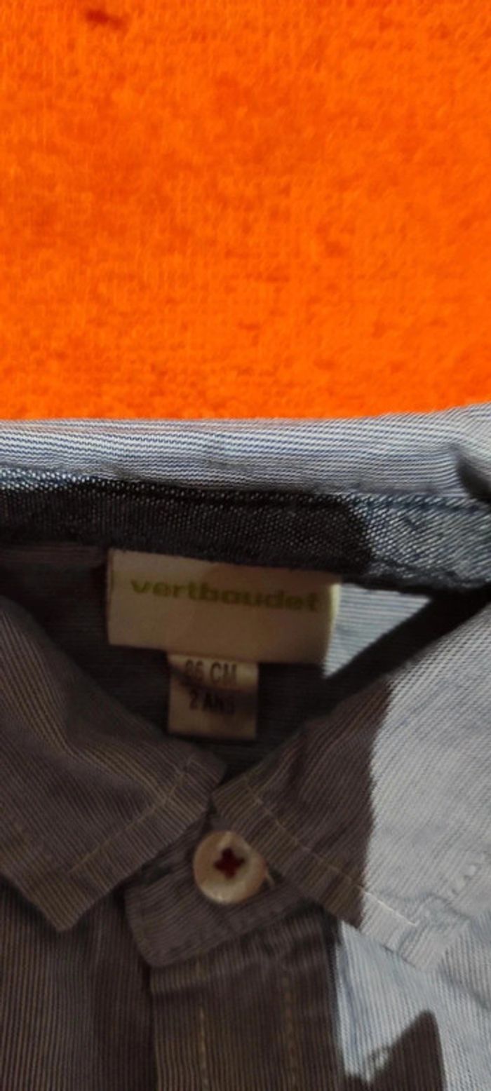 Chemise manches longues Vertbaudet 24 mois 86 cm - photo numéro 2