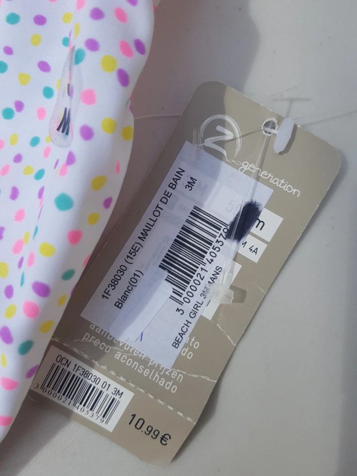 Maillot de Bain Grain de Blé 3 mois Neuf - photo numéro 4