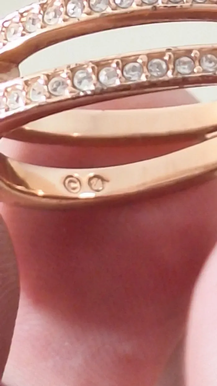 💥 Bague triple en or rose 💥 - photo numéro 7