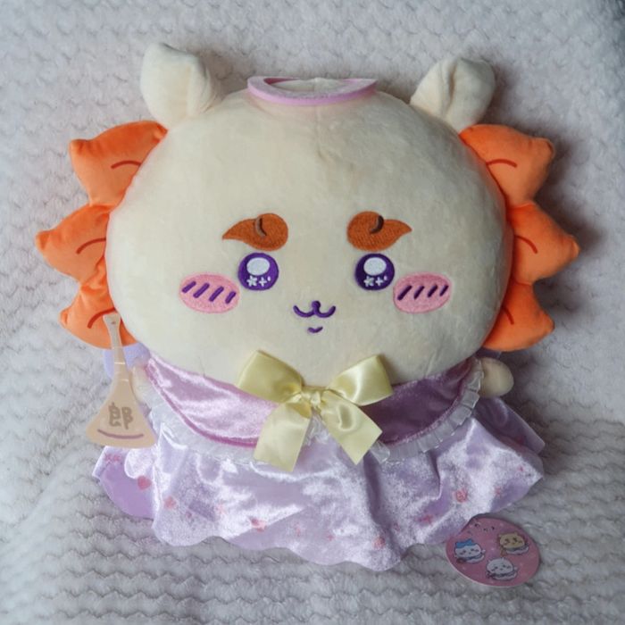 14" Japan Chiikawa Chikawa Lion Shisa Tenshi Angel Big Soft Plush Doll UFO Prize
