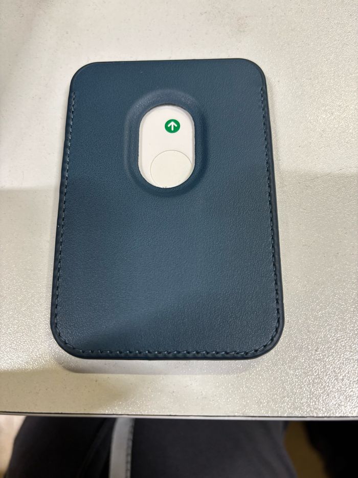 Porte carte magsafe bleu - photo numéro 3