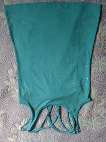 Débardeur à bretelles turquoise de Adidas en 36