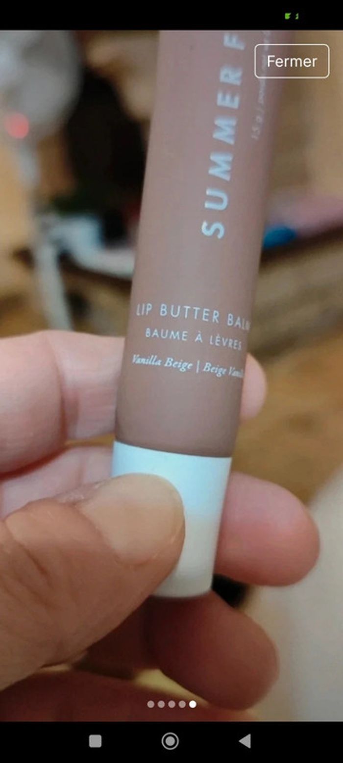 Summer Fridays Lip Butter Balm 
Teinte Vanilla Beige - photo numéro 5