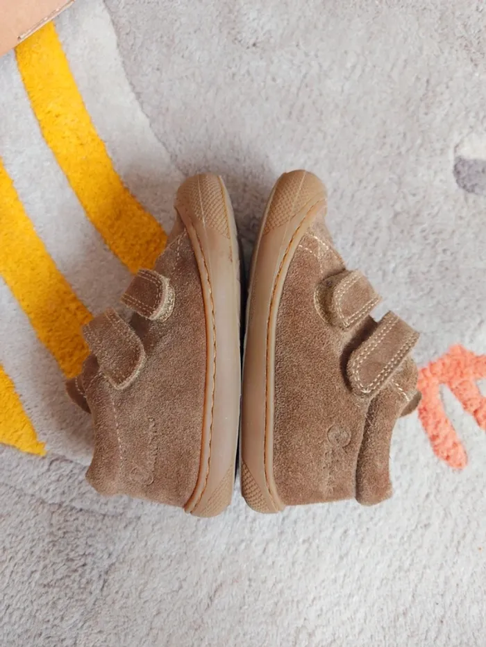 Chaussures Naturino Cocoon VL scratchs daim taupe 22 - photo numéro 8