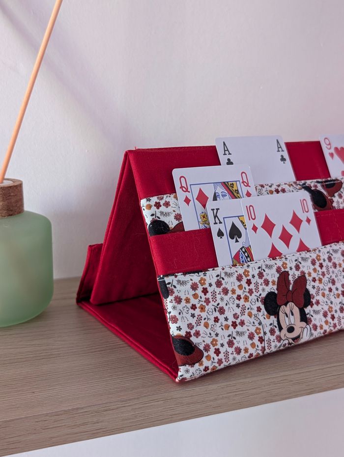 Porte-cartes enfant modèle Minnie rouge - photo numéro 5