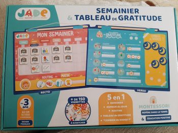 Semainier & tableau de gratitude