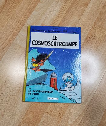 BD le Cosmoschtroumpf et le stroumpfeur de pluie - Dupuis