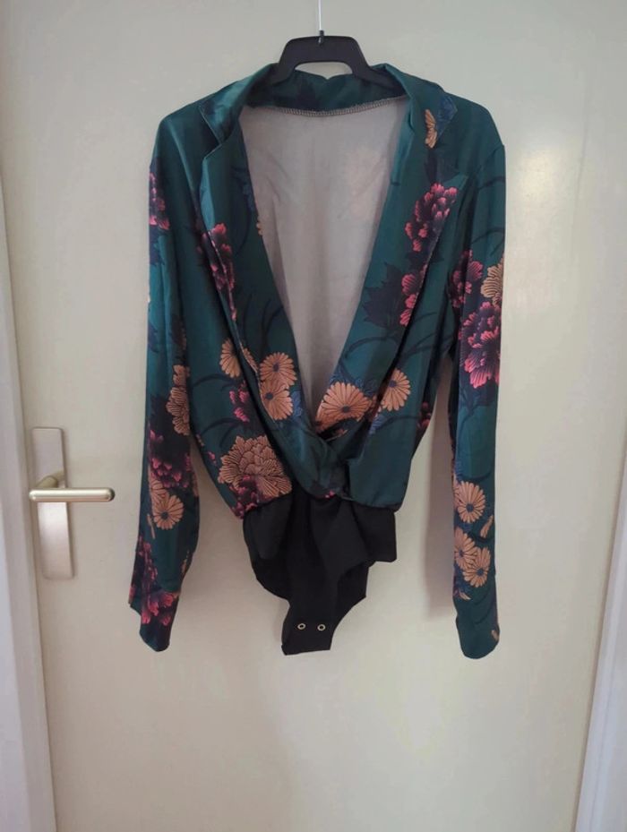 Body chemise satiné