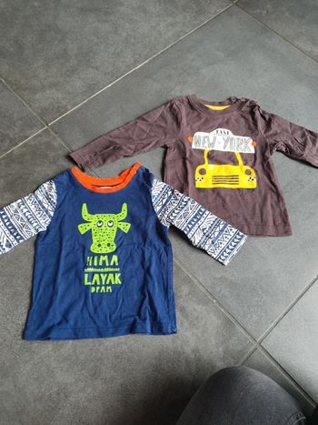 2 tee-shirt ML
