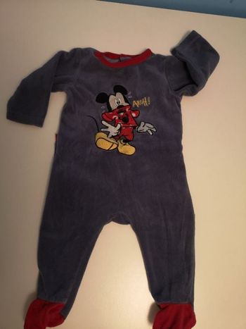 Pyjama velours garçon