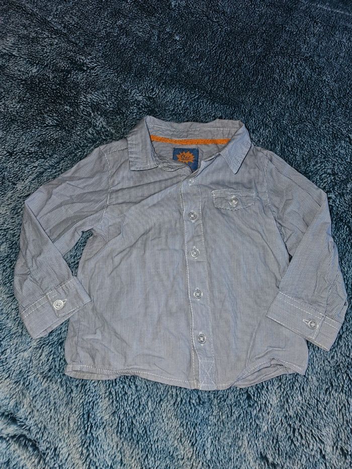 Chemise à fine rayure