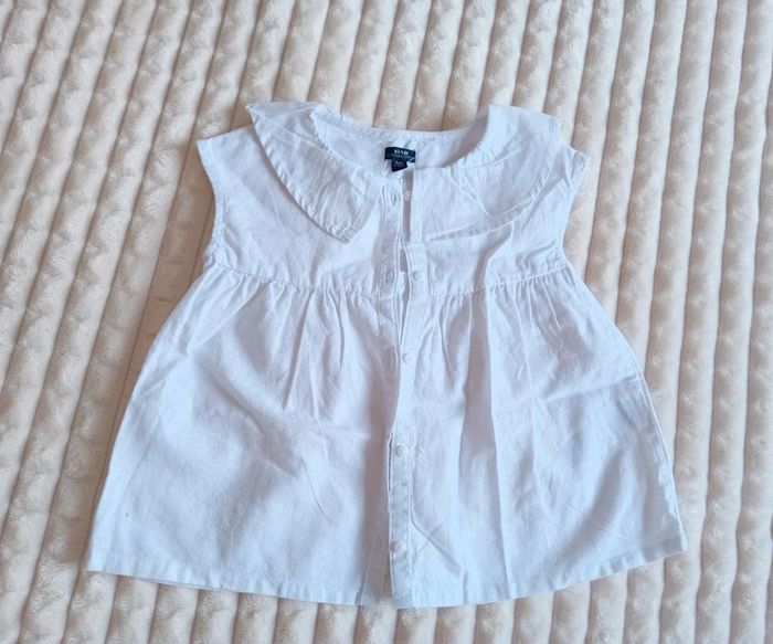 Chemise sans manches neuf fille 3ans Kiabi🌼🤍
