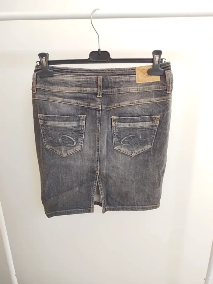 Jupe en jean noir Esprit EDC taille de 36 - photo numéro 5