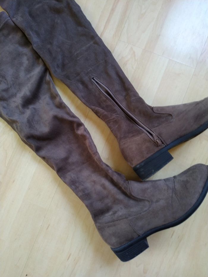 Cuissardes marrons Pimkie taille 38 - photo numéro 2