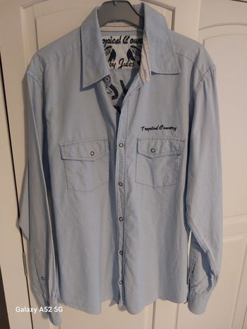 Chemise bleu Vintage Jules