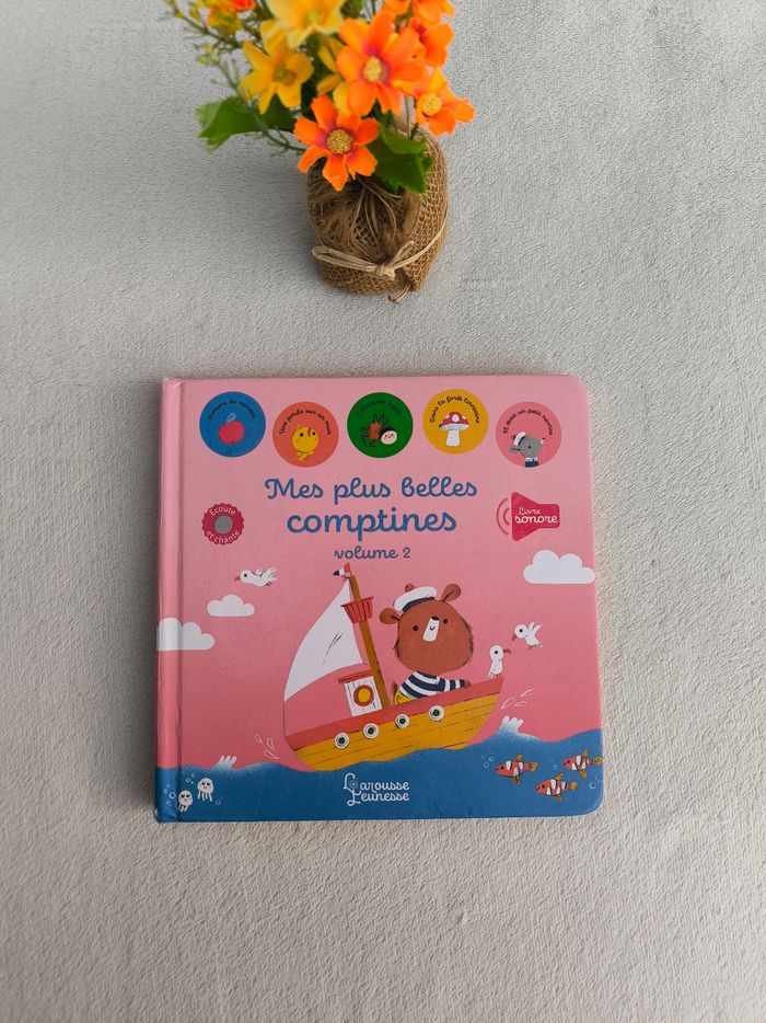 Livre sonore Mes plus belles comptines