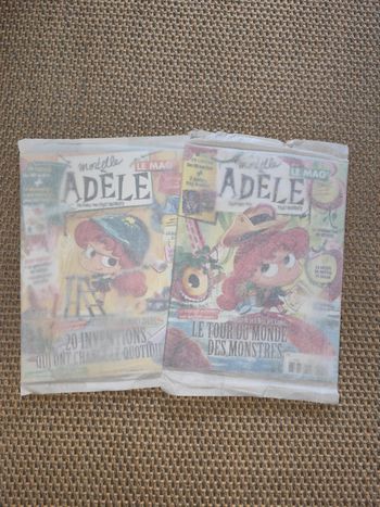 Lot de 2 magasines Mortelle Adèle Le mag', neufs sous blister