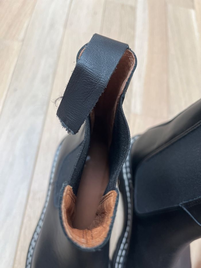 Boots en cuir Galeries Lafayette - photo numéro 6