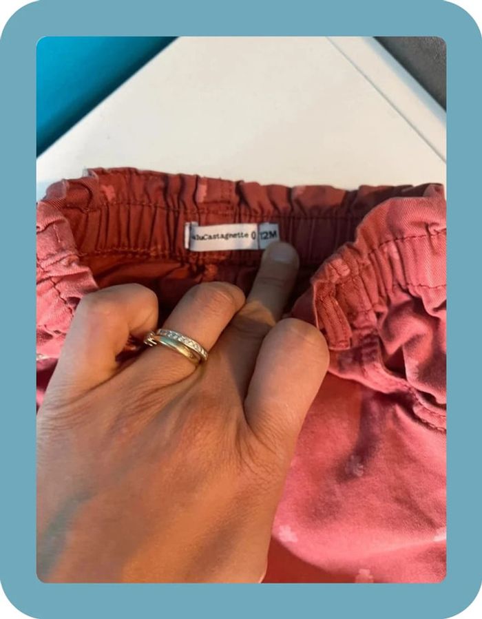 Magnifique pantalon bébé fille 12 mois lulu castagnette - photo numéro 4
