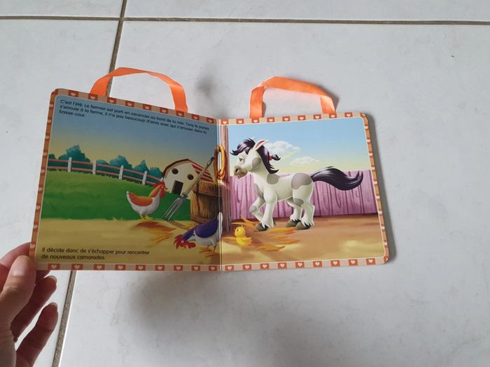 Petit livre enfants les vacances du petit poney VIN - photo numéro 3