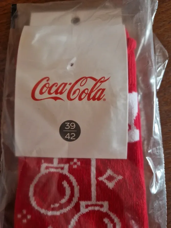 Chaussette coca cola - photo numéro 2