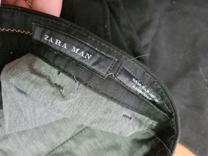 Pantalon de costume noir Zara taille 38 - photo numéro 2