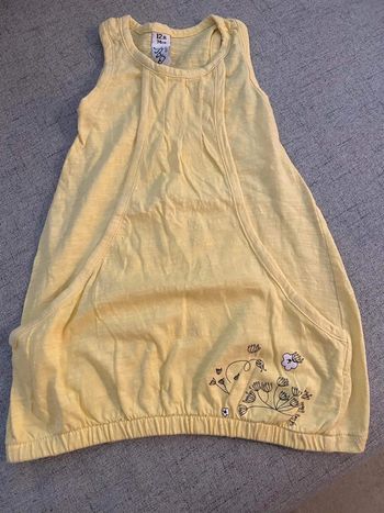 Robe jaune 12m