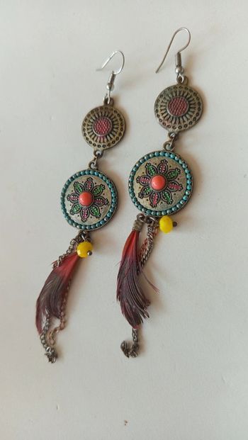 Boucles d'oreille hippie 🔄