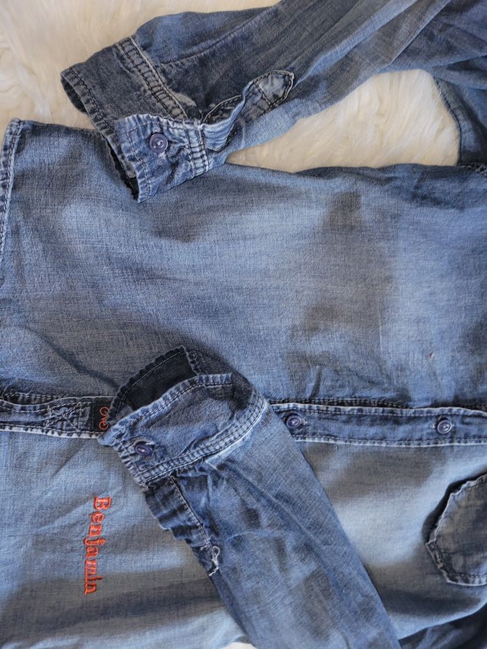 Chemise jean 8ans - photo numéro 4