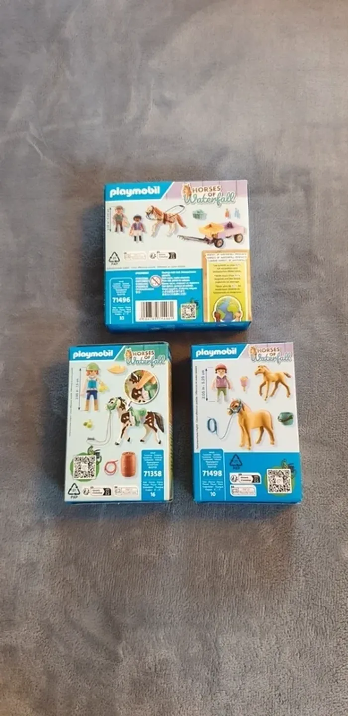 3 coffrets Playmobil Horses of waterfal - photo numéro 2