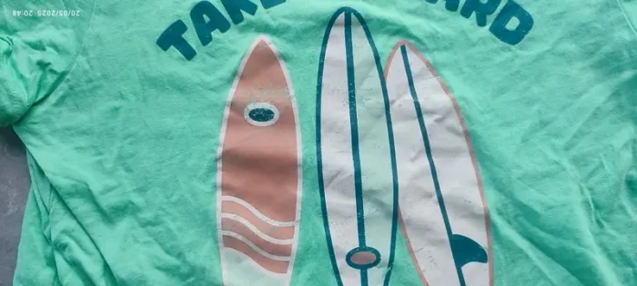 T-shirt surf garçon Kiabi 12 ans – couleur menthe - photo numéro 3