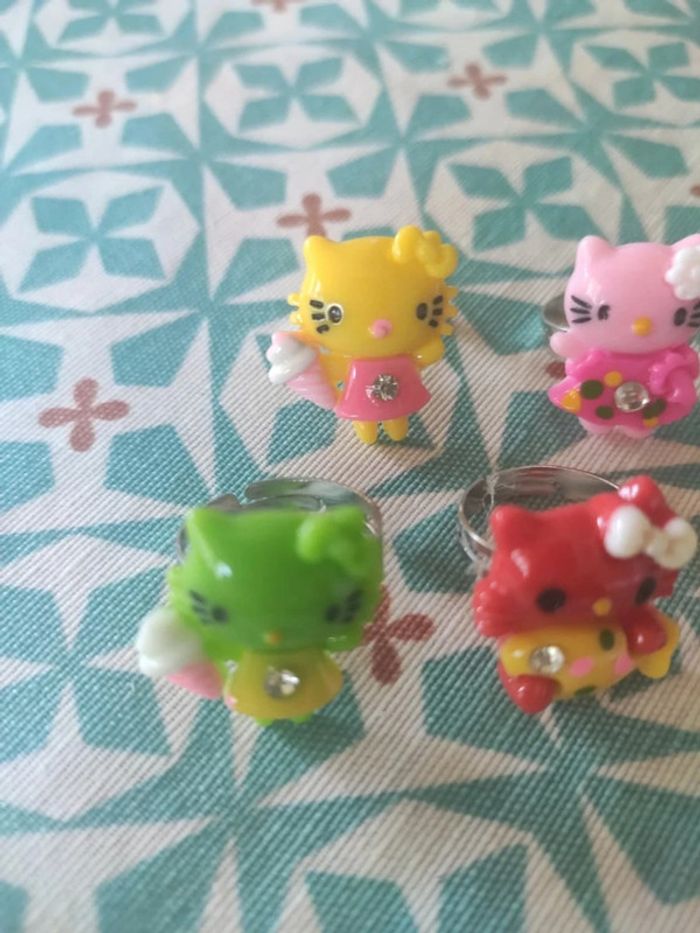 Bague réclables Hello Kitty - photo numéro 4