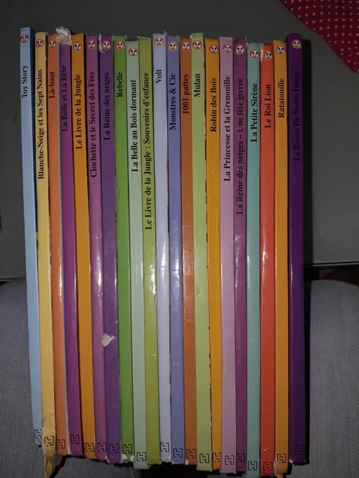 Lot 21 livres disney