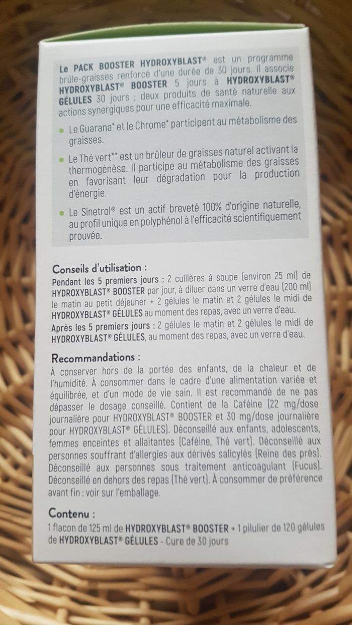 Pack booster minceur stc hydroxyblast - photo numéro 2