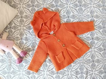 Gilet tricot mixte 1/5mois 🤎🐣
