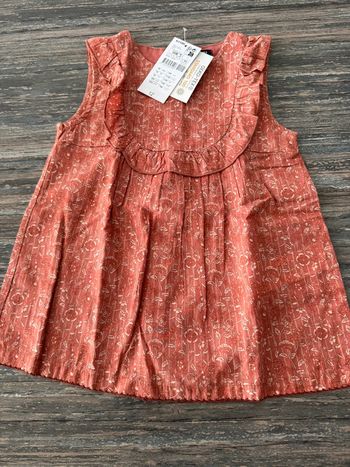 Petite blouse d été fille 36 mois Kiabi neuve avec étiquette