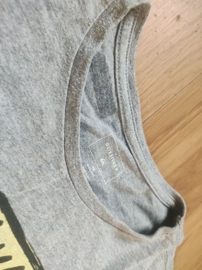 T-shirt gris Quiksilver surf - photo numéro 3
