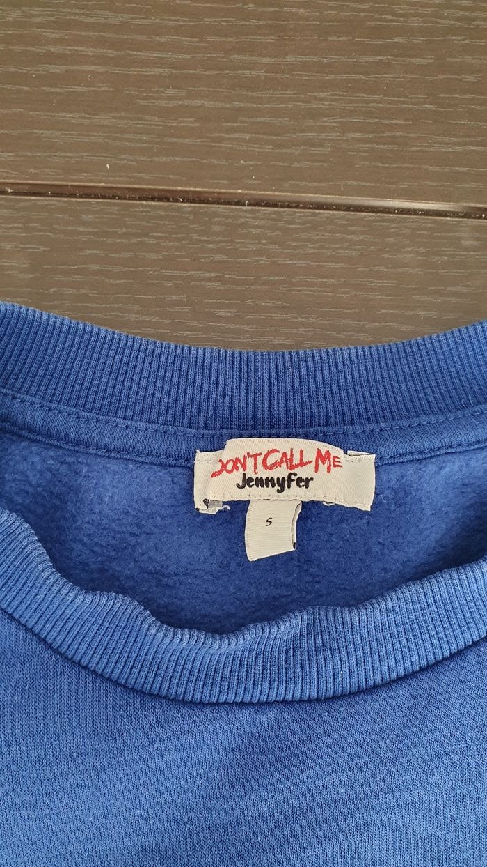 Sweat court bleu en S - photo numéro 2