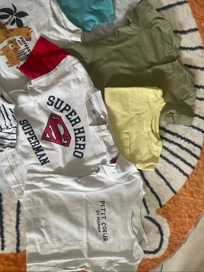 Lot t-shirt 6 mois - photo numéro 3