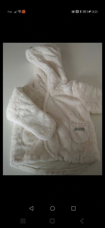 Manteau ecru absorba 9 mois