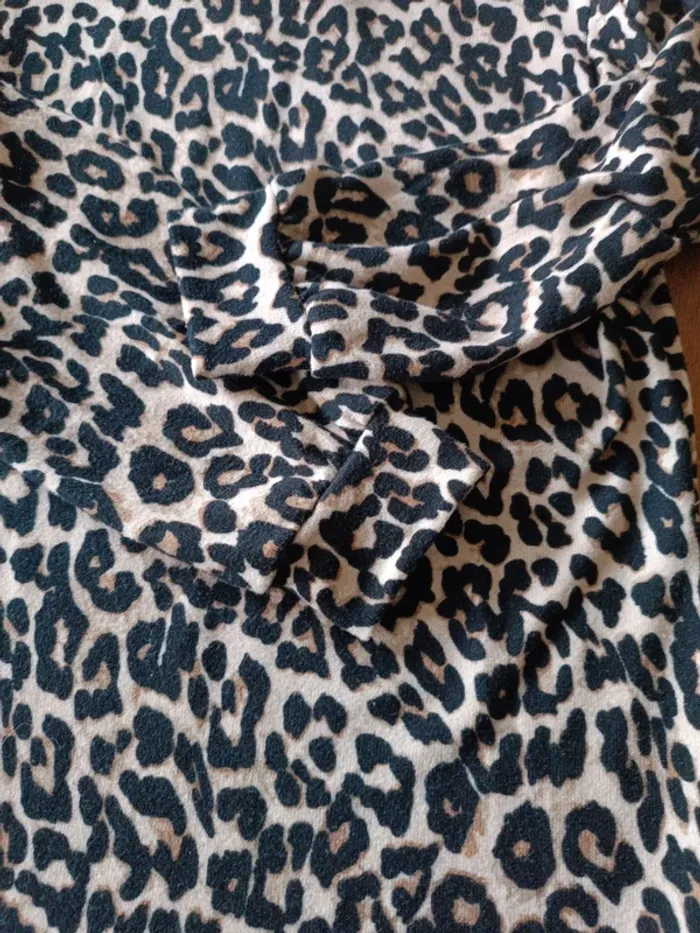 Robe léopard mi-longue M - photo numéro 3