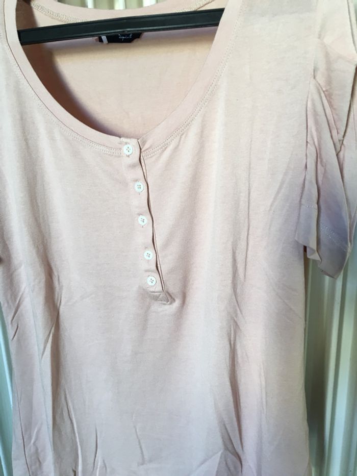 Tee shirt rosé - photo numéro 2