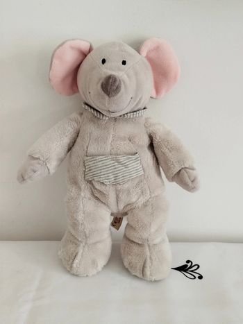 Peluche souris grise Nicotoy