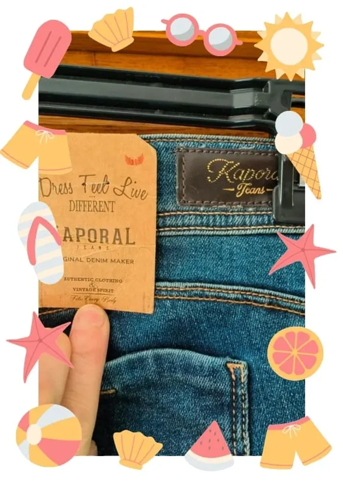 Pantalon jeans slim destroy Kaporal neuf avec étiquettes - photo numéro 4