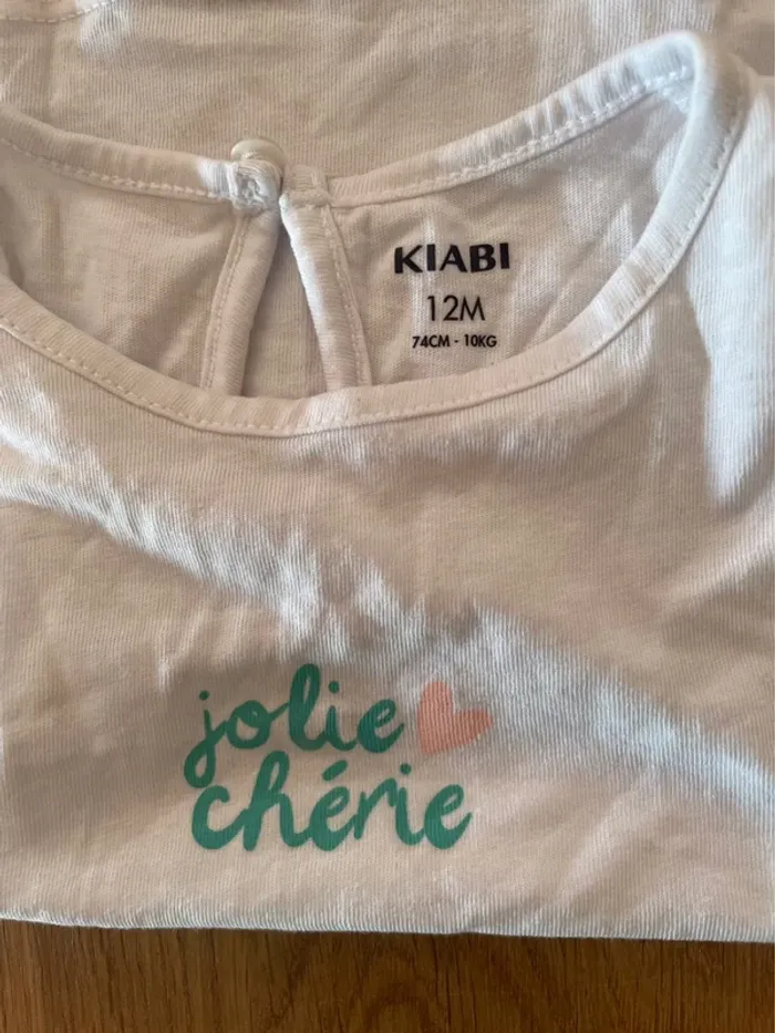 T-shirt manche courte 12 mois - photo numéro 4
